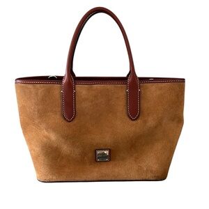 SOLD! BEAUTIFUL Dooney and Bourke Brielle Amber Suede Tote